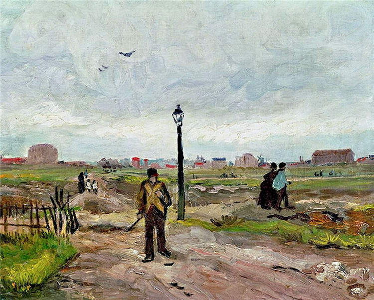 Outskirts Of Paris Vincent Willem Van Gogh Oil Painting